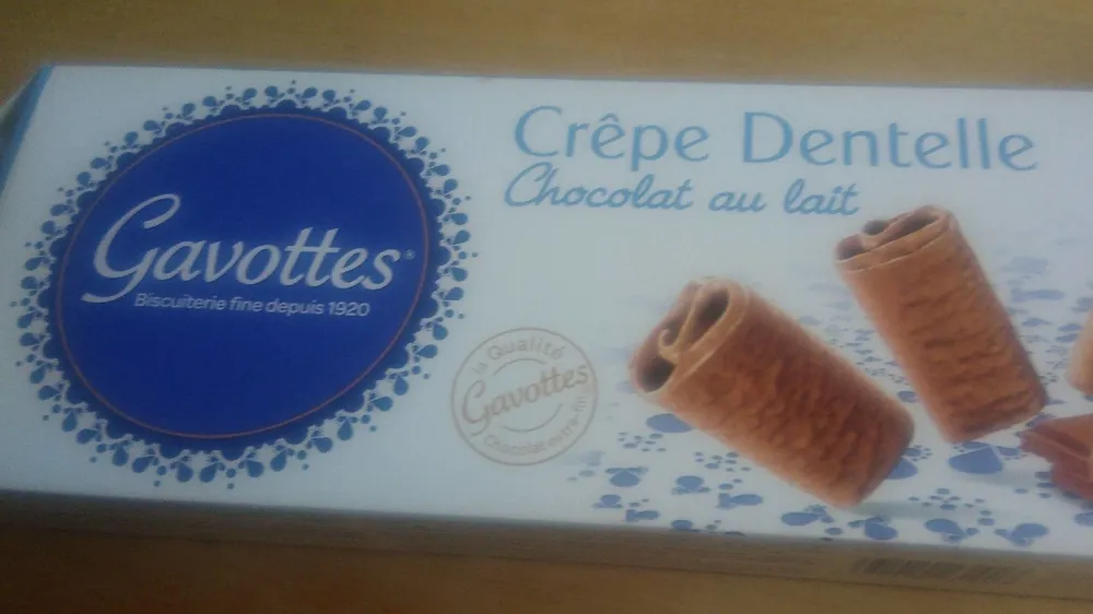 Crêpes dentelle au chocolat au lait