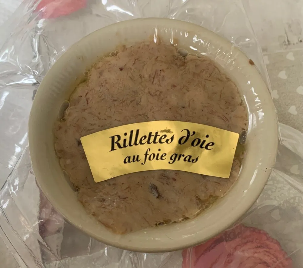 Rillettes d'oie au foie gras