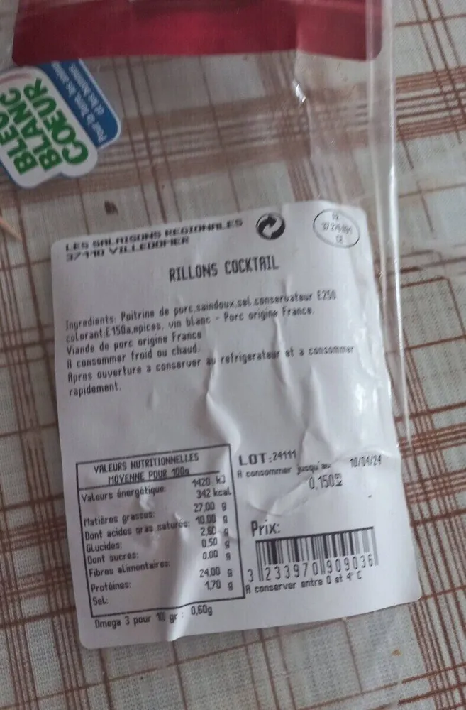 Rillons cocktail