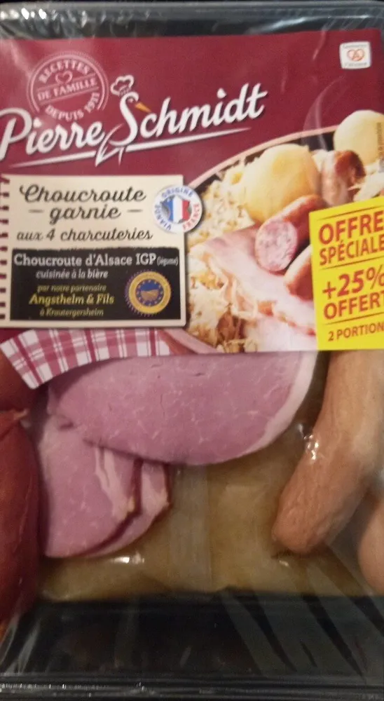 Choucroute garnie sous vide