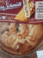 Tourte viande pruneaux et foie gras