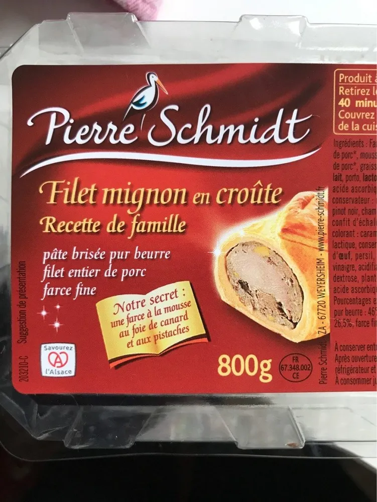Filet mignon en croute