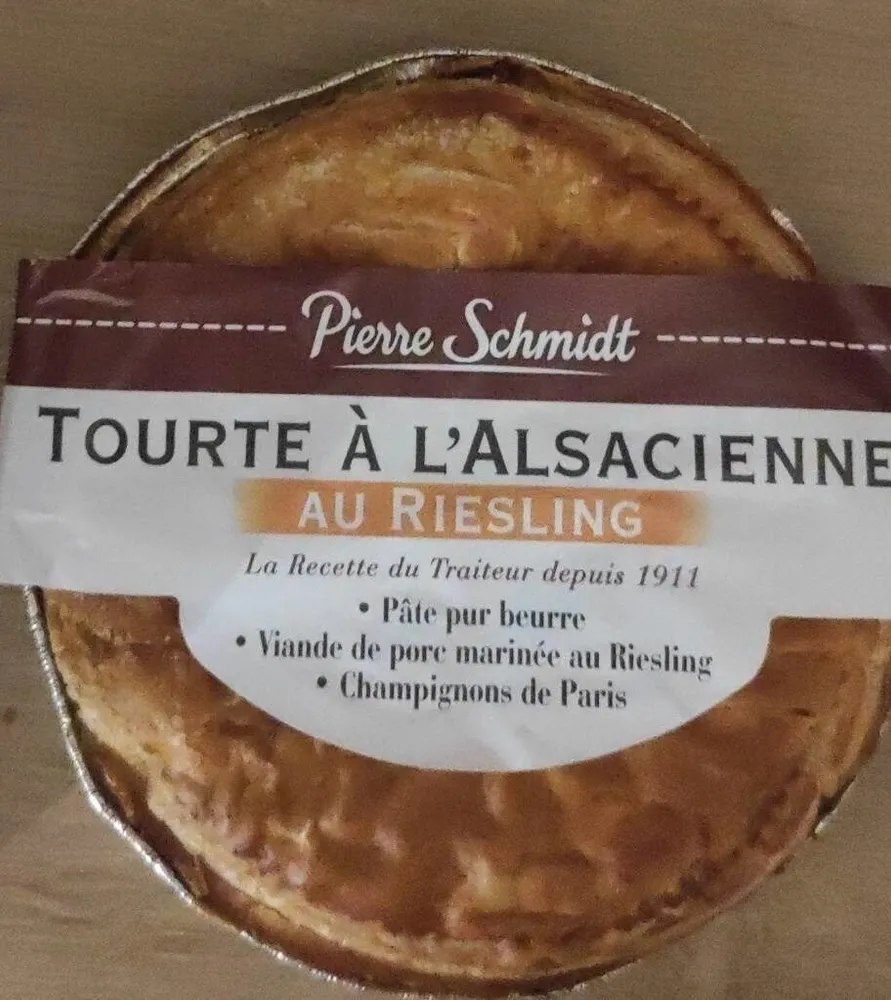 Tourte à l'alsacienne au Riesling