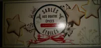 Sablés aux quatre épices étoilés.