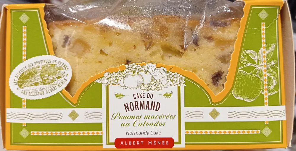 Cake du Normand Tranché aux Pommes macérées au Calvados