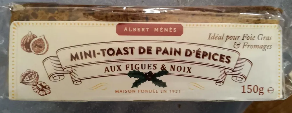 Mini toast de pain d'épices