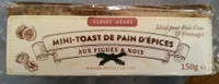Mini toast de pain d'épices