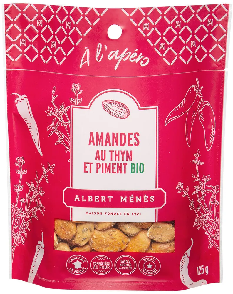 Amandes au Thym et Piment 125g BIO