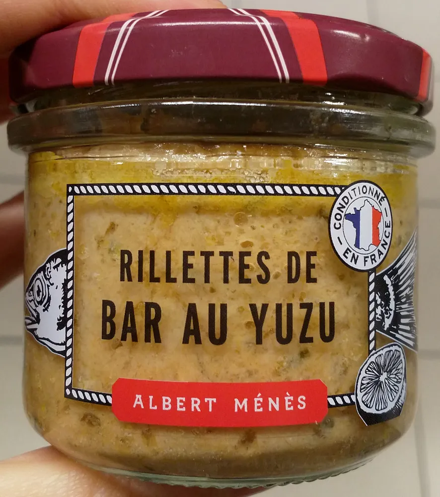 Rillettes de bar au yuzu