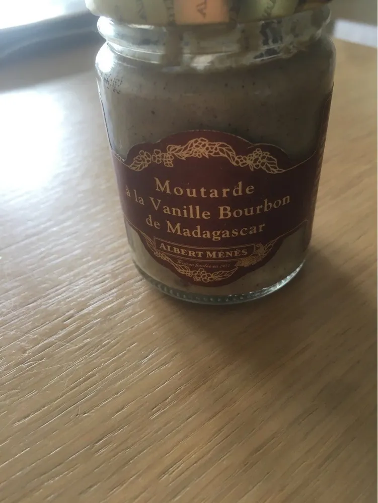 Moutarde à la vanille Bourbon de Madagascar