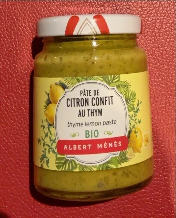 PÂTE DE CITRON CONFIT AU THYM