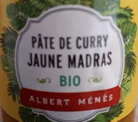Pâte de curry jaune madras