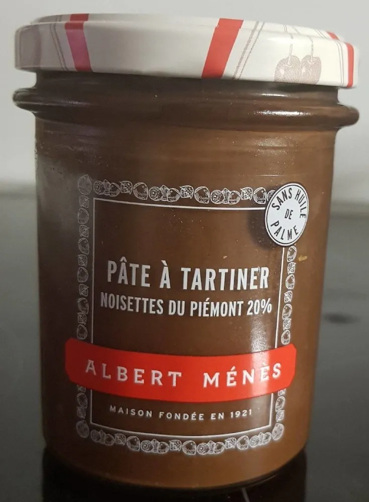 Pâte à tartiner - Noisettes du piémont 20%