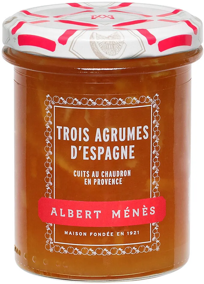 Marmelade de Trois Agrumes d'Espagne Ecorces Fines
