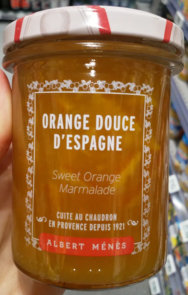 Marmelade d'Orange Douce d'Espagne