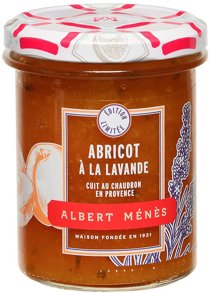 Confiture Extra d'Abricot à la Lavande
