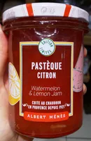 Confiture Extra de Pastèque et de Citron
