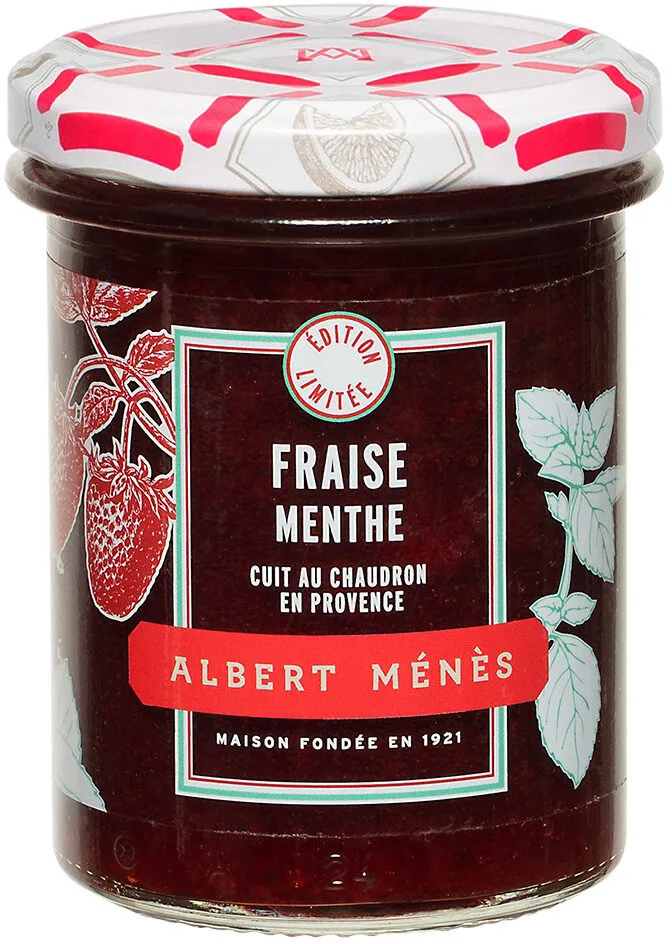 Confiture Extra Fraise à la Menthe