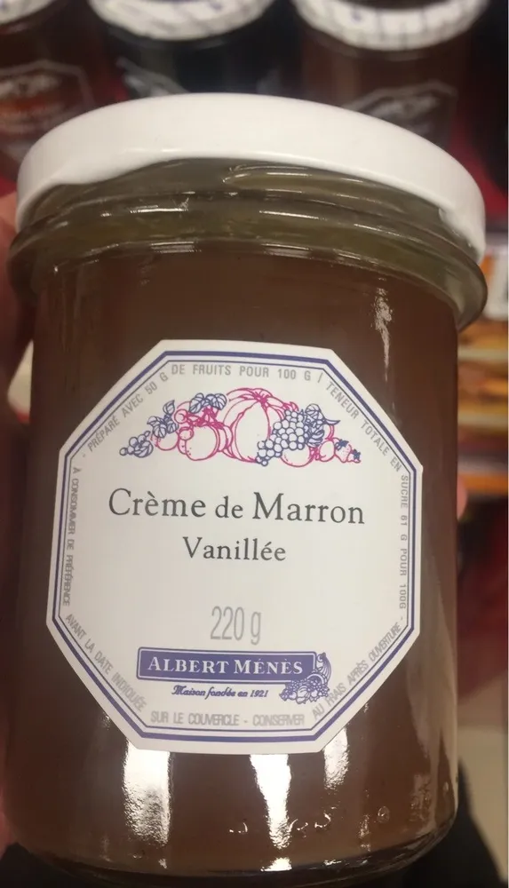 Creme de marrons vanillée