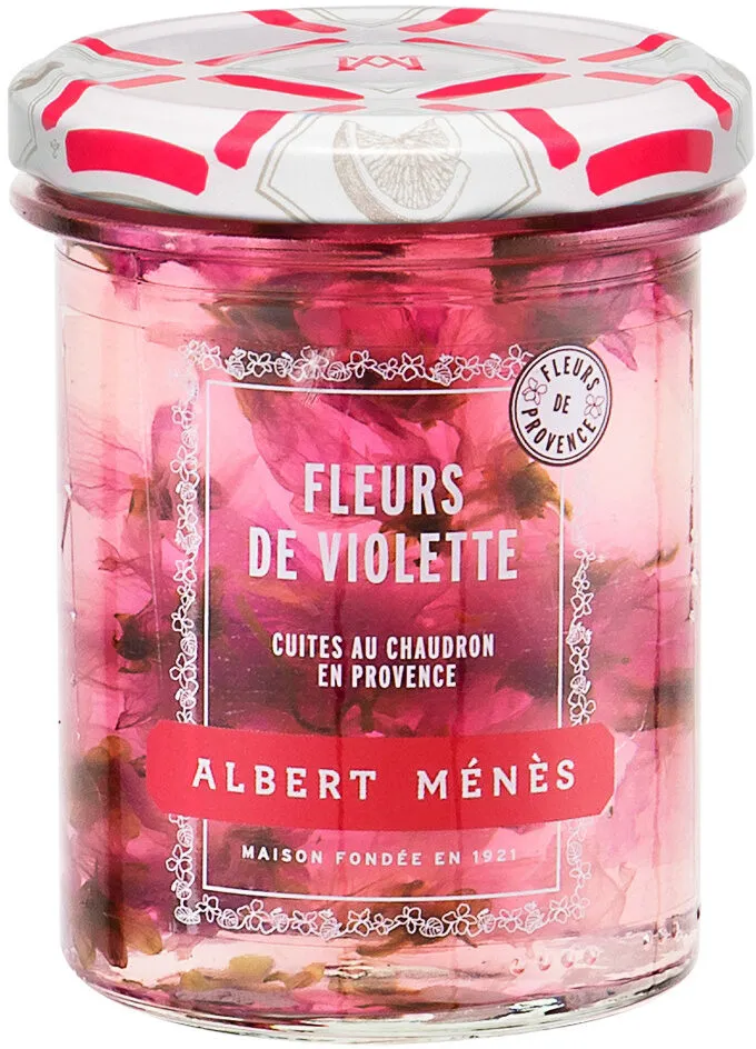 Confit de fleurs de violette de provence