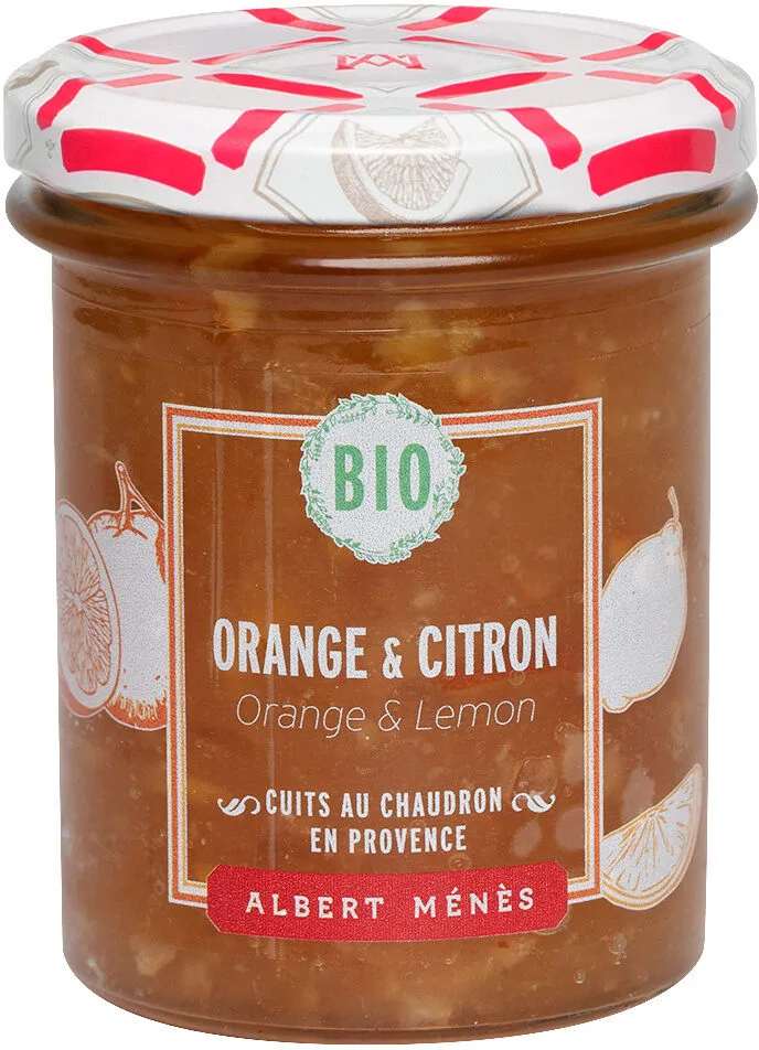 BIO Marmelade d'Orange et de Citron