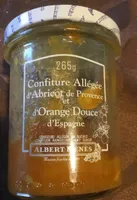 Confiture allegee d'abricot et d'orange