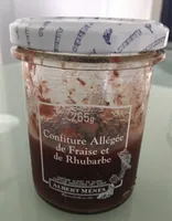 Confiture allégée de Fraise et de Rhubarbe