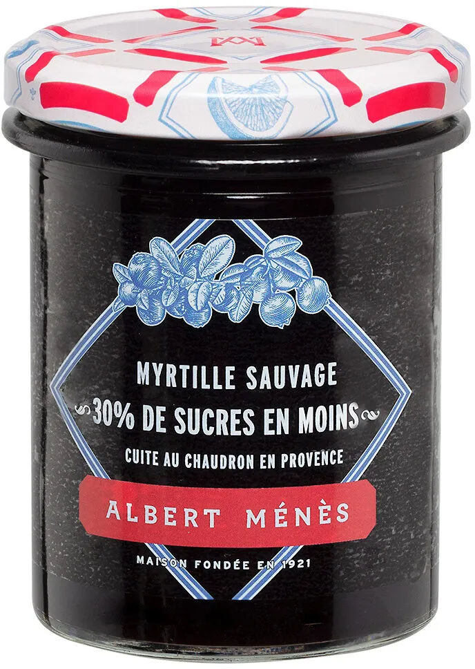 Confiture Allégée de Myrtille Sauvage