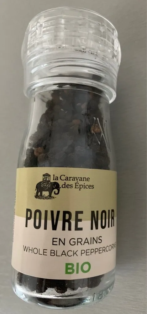 BIO Poivre Noir en grains - Moulin