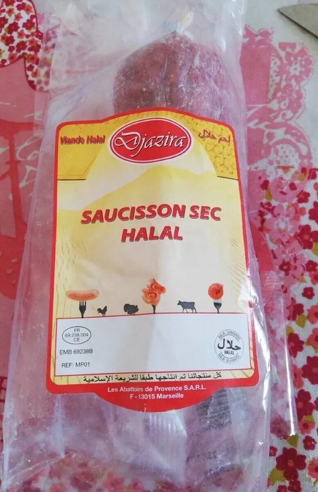 Saucisson sec halal