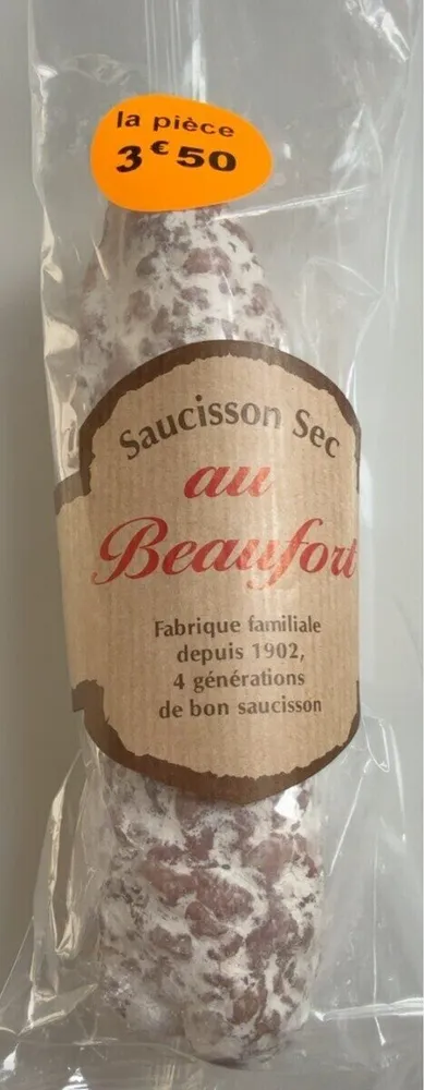 saucisson sec au beaufort