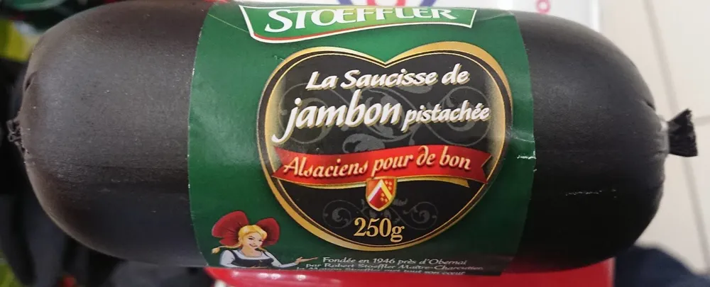 Saucisse de jambon pistache