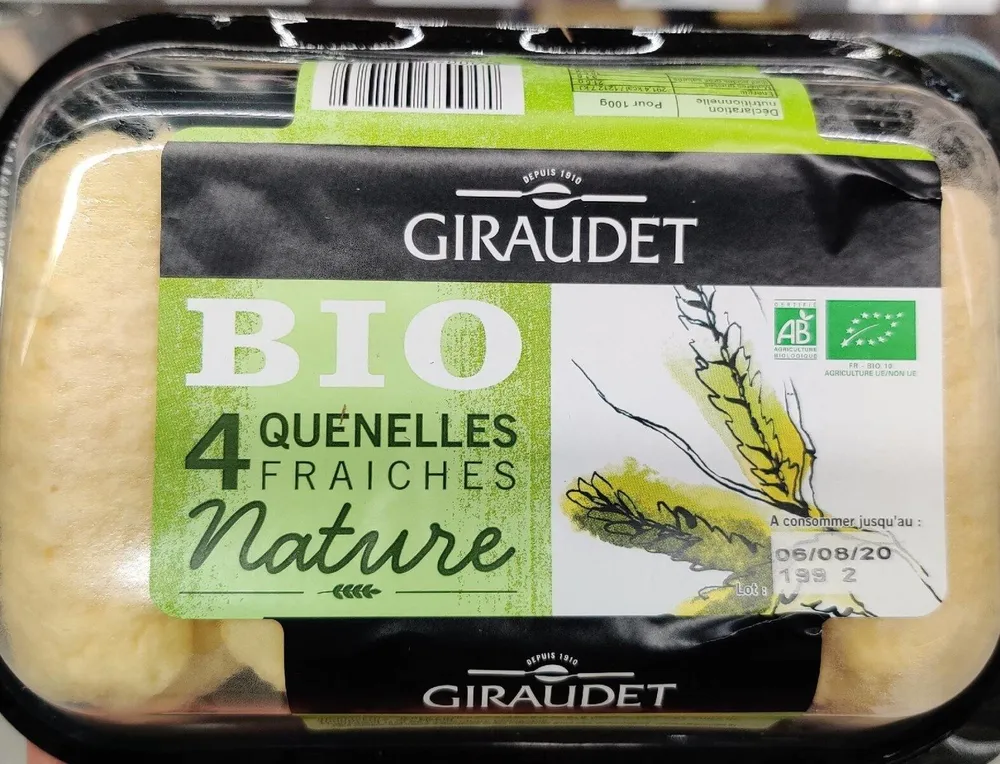 Quenelles fraîches nature