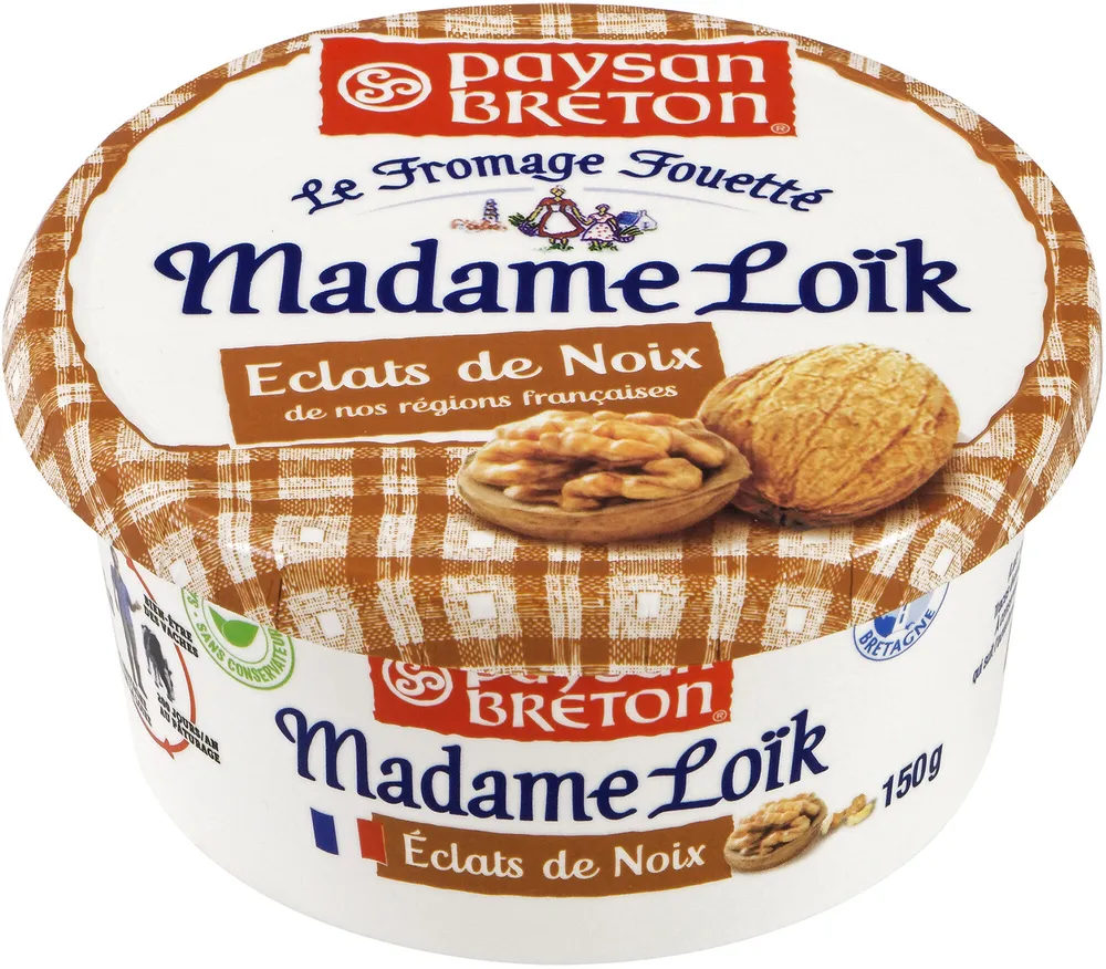 Paysan Breton - Le Fromage Fouetté Madame Loïk - Eclats de Noix de nos régions françaises