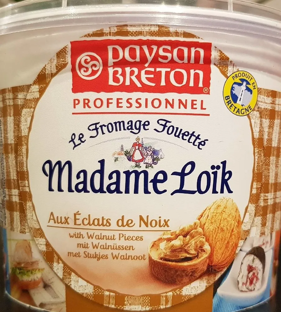 Fromage Fouetté Aux Noix Madame Loïk