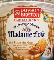 Fromage Fouetté Aux Noix Madame Loïk