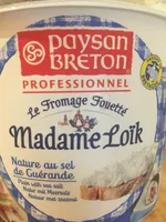 Fromage Fouetté Nature Au Sel De Guérande 25 %