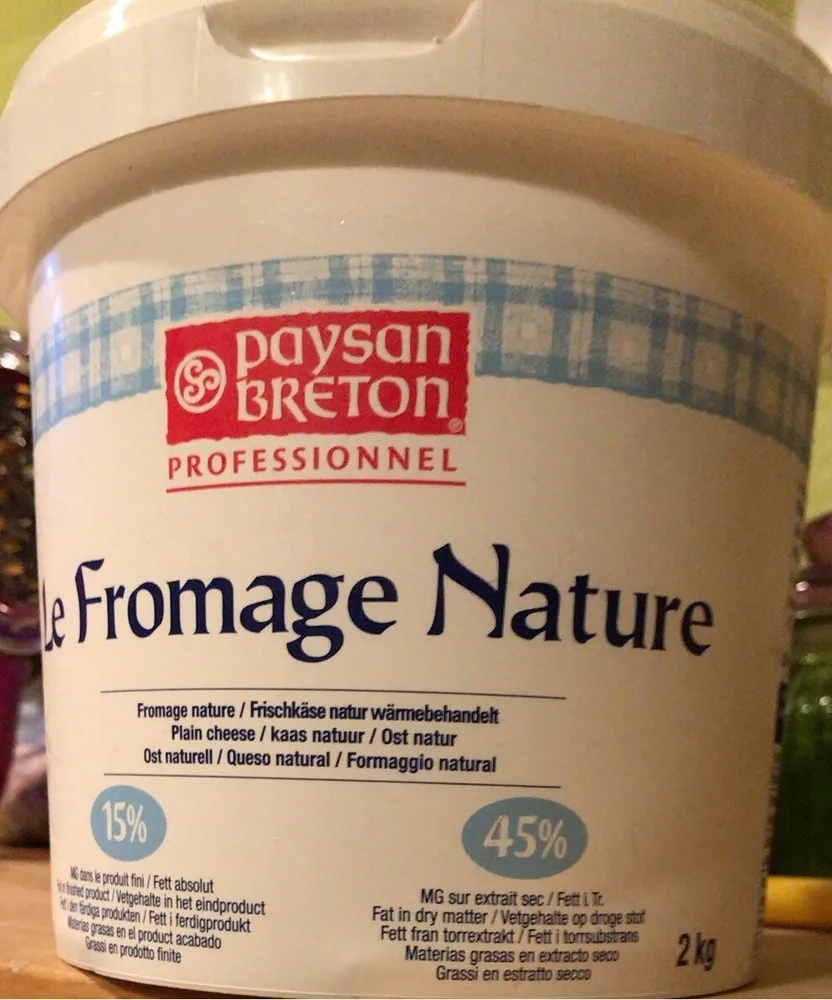 Le fromage nature