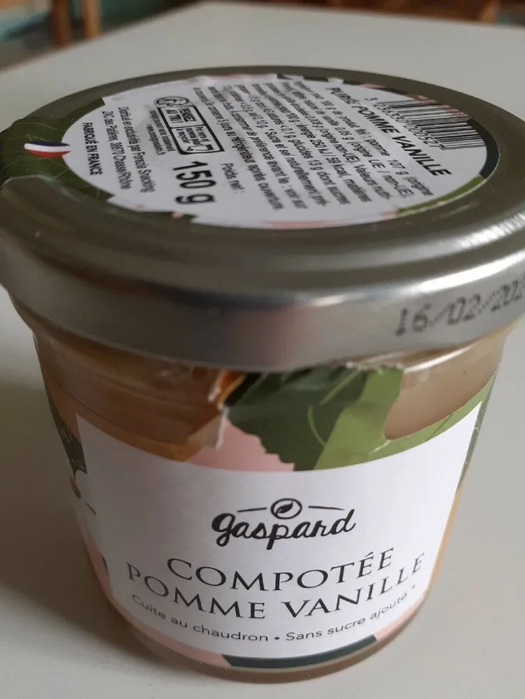 Compotée pomme vanille