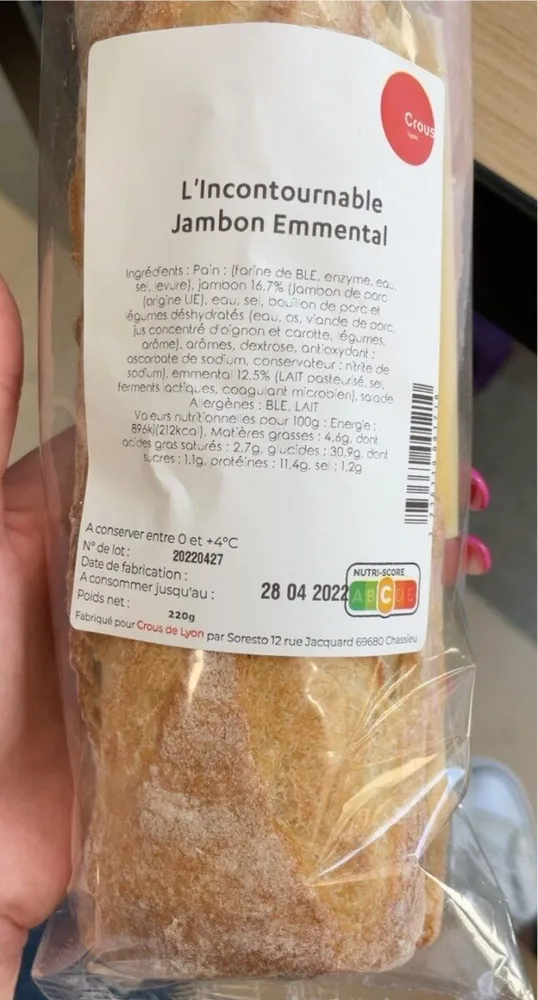 L’incontournable jambon emmental