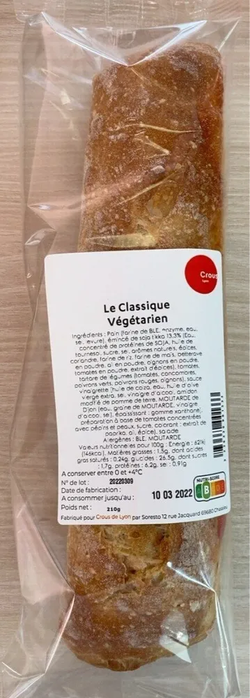 Le classique végétarien