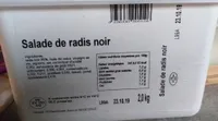Salade de radis noir