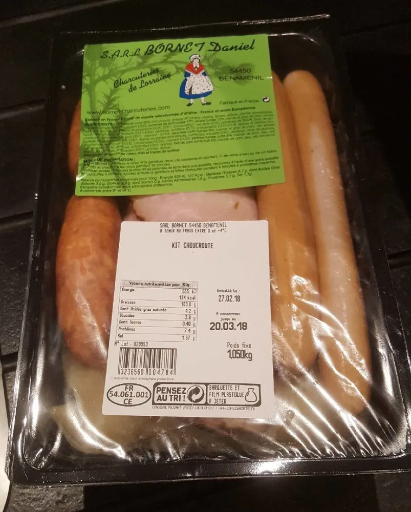 Kit choucroute