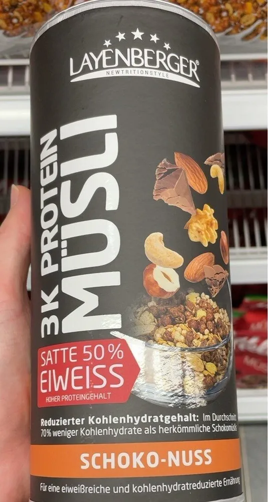 3K Protein Müsli Schoko-Nuss
