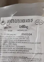 Cuisson vapeur jarrets de porc