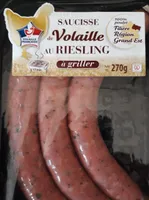 Saucisse de volaille au riesling