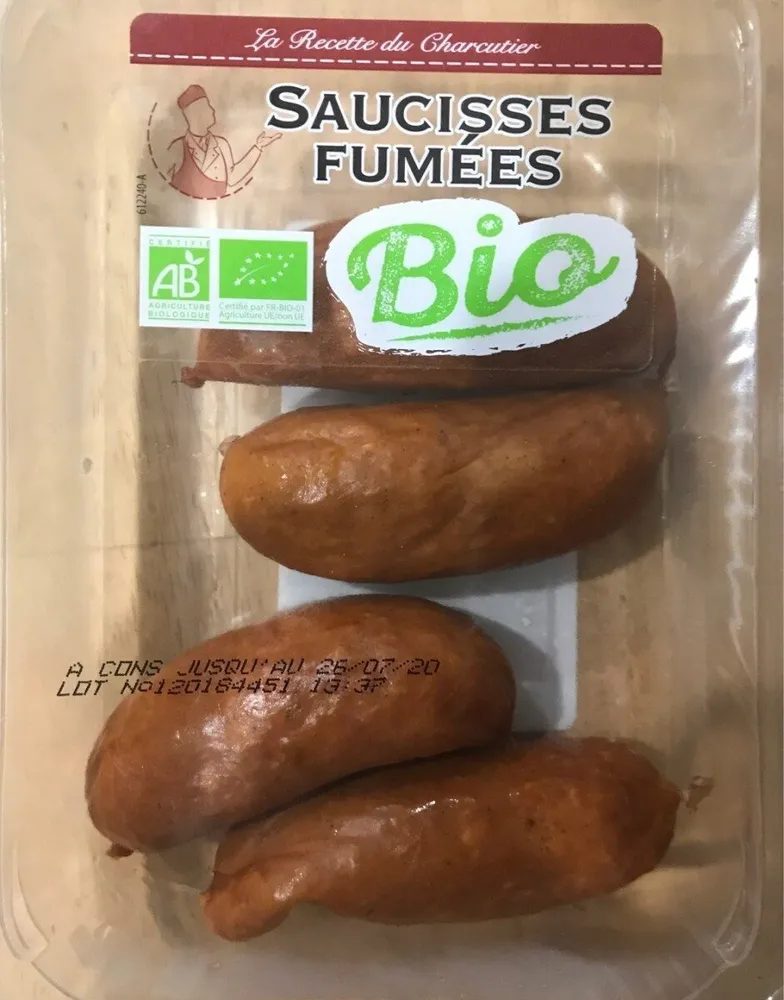 Saucisse fumee bio
