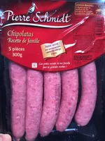 Chipolatas PIERRE SCHMIDT, 5 pieces