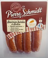 Saucisses fumees d'Alsace, 430 g
