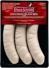 Saucisse blanches a griller P.Schmidt x3 pieces s/gaz